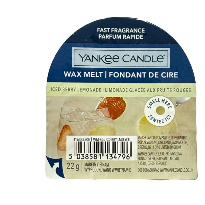 Yankee Candle Iced Berry Lemonade Wax Melt